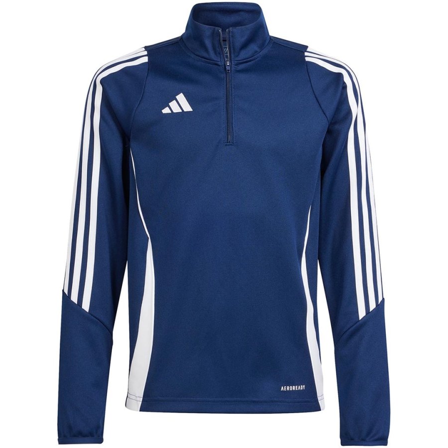Sweatshirt for kids adidas Tiro 24 Training Top navy blue IR9360 140cm #1