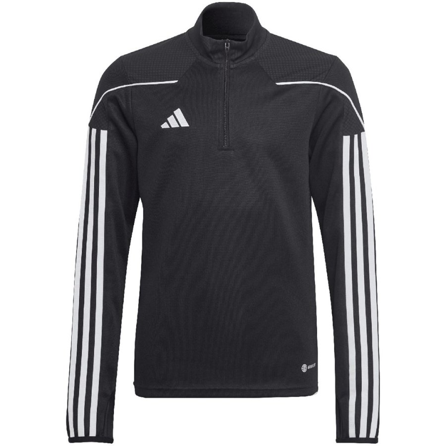 Sweatshirt for kids adidas Tiro 23 League Training Top black-white HS3487 140cm #1