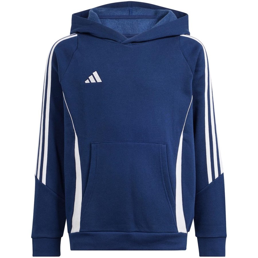 Sweatshirt for kids adidas Tiro 24 Hooded Sweat navy blue IR7504 128cm #1