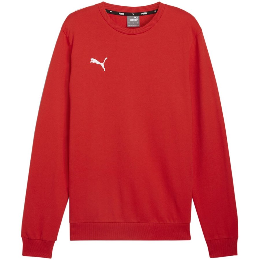 Puma Team Goal Casuals Crew Neck Sweat Red 658592 01 S #1