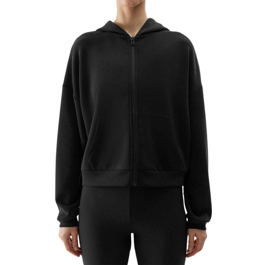 Women's sweatshirt 4F F1002 deep black 4FWSS24TSWSF1002 20S L #1