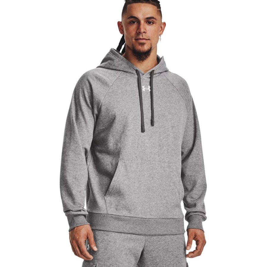 Under Armour Rival Fleece Hoodie grey 1379757 025 L #1