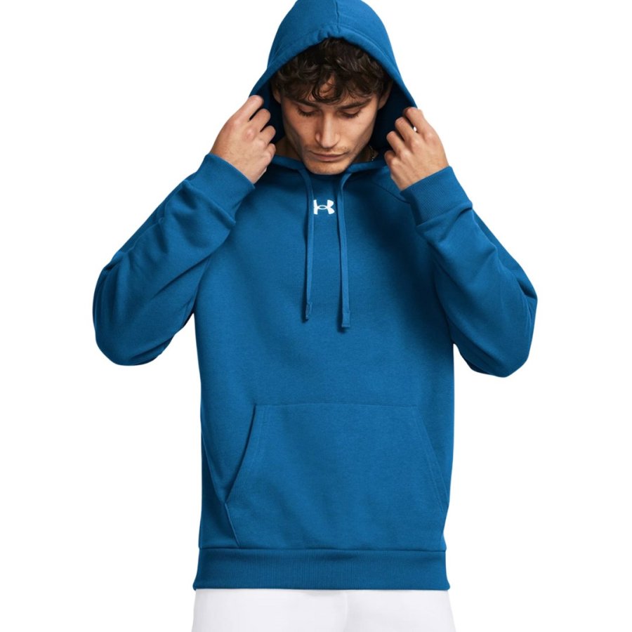 Under Armour Rival Fleece Hoodie blue 1379757 406 L #1
