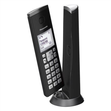 Panasonic KX-TGK210FXB telefon DECT telefon Nummervisning Sort #2