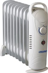 Mesko Home MS7805 Indendrs Hvid 1000 W Olie elektrisk omrdevarmer #1