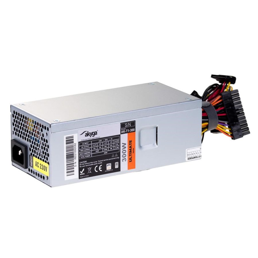 Akyga AK-T1-300 enhed til str�mforsyning 300 W 24-pin ATX TFX Aluminium #2
