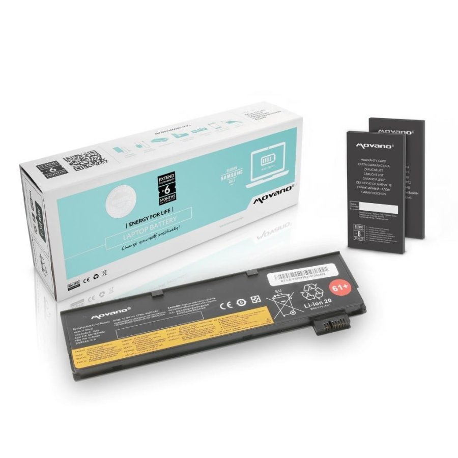 Movano Battery for Lenovo Thinkpad T570 (10.8V-11. #1