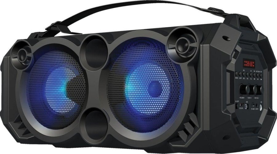 Rebeltec SoundBox 460 b�rbar Bluetooth stereoh�jttaler, sort, 40 W RMS #1