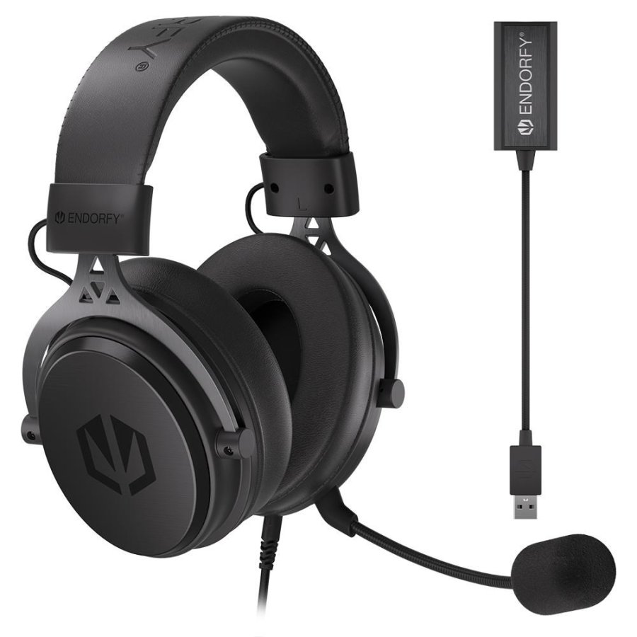 ENDORFY VIRO Plus USB Headset Ledningsfrt Musik/hverdag Sort #2