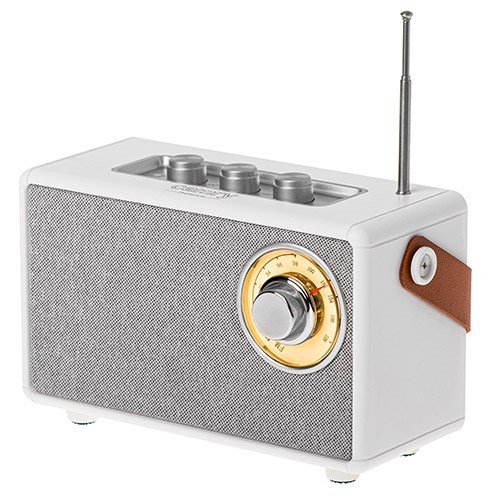 Camry Speaker with radio | CR 1902 W | 5 W | Bluetooth | White | Wireless connection #1