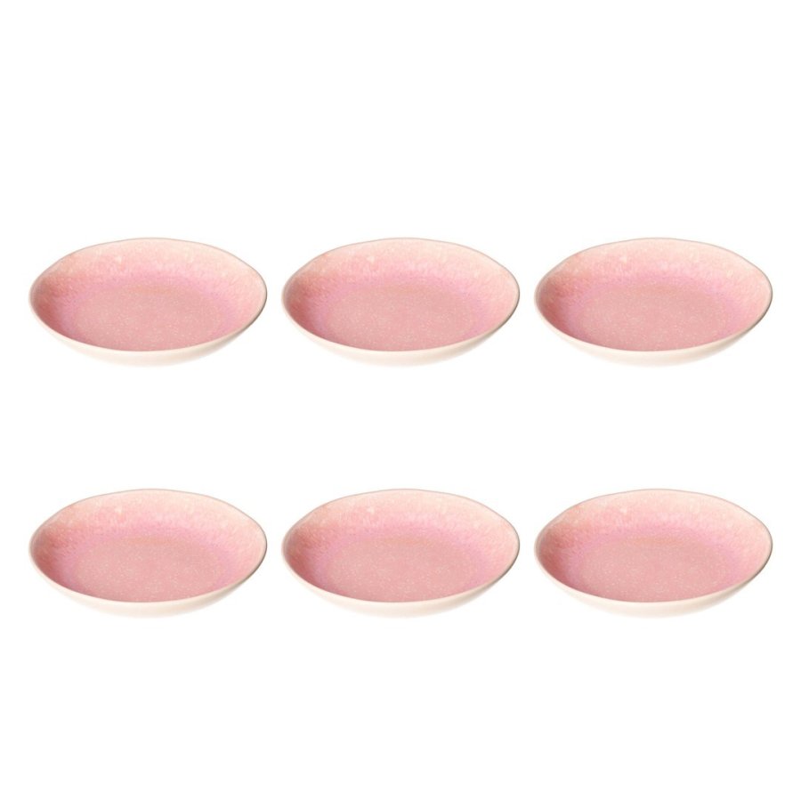 ROSE&TULIPANI CONCERTO FUSE ROSA Set of 6 soup plates 21 cm #1