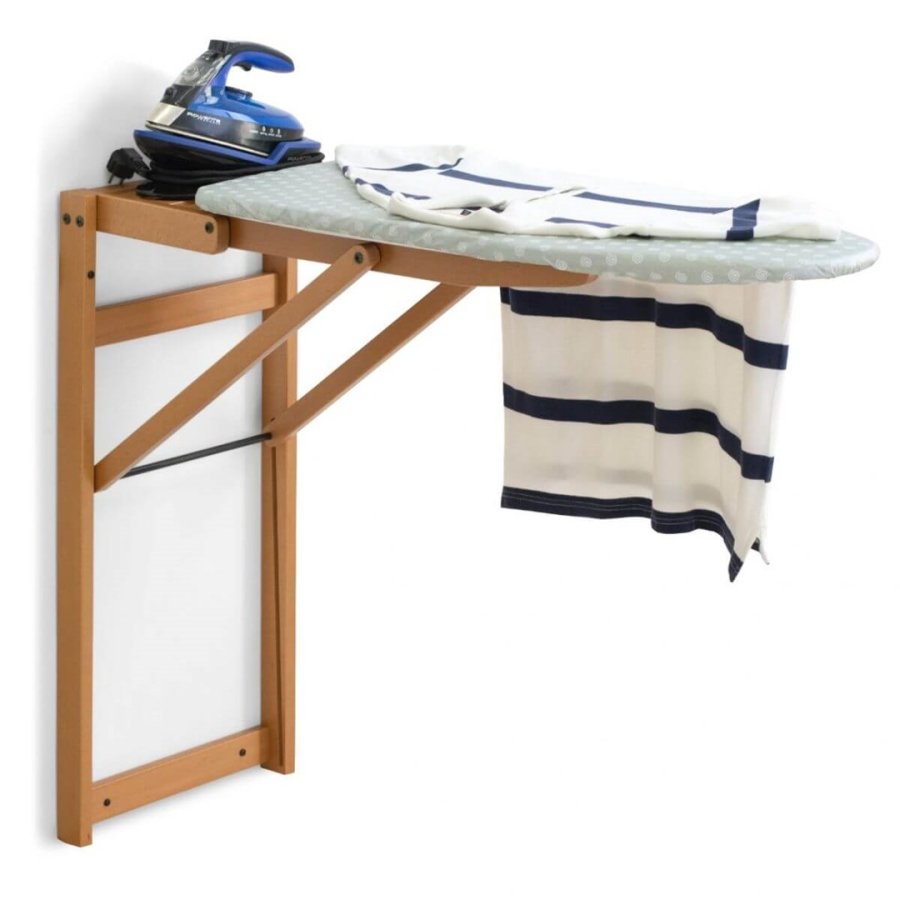 ARREDAMENTI STIROJOLLY Ironing board for wall hanging - 108 x 40 cm, Brown #1