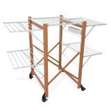 ARREDAMENTI ALIANTE Drying rack - 132 x 105 cm, Brown #1