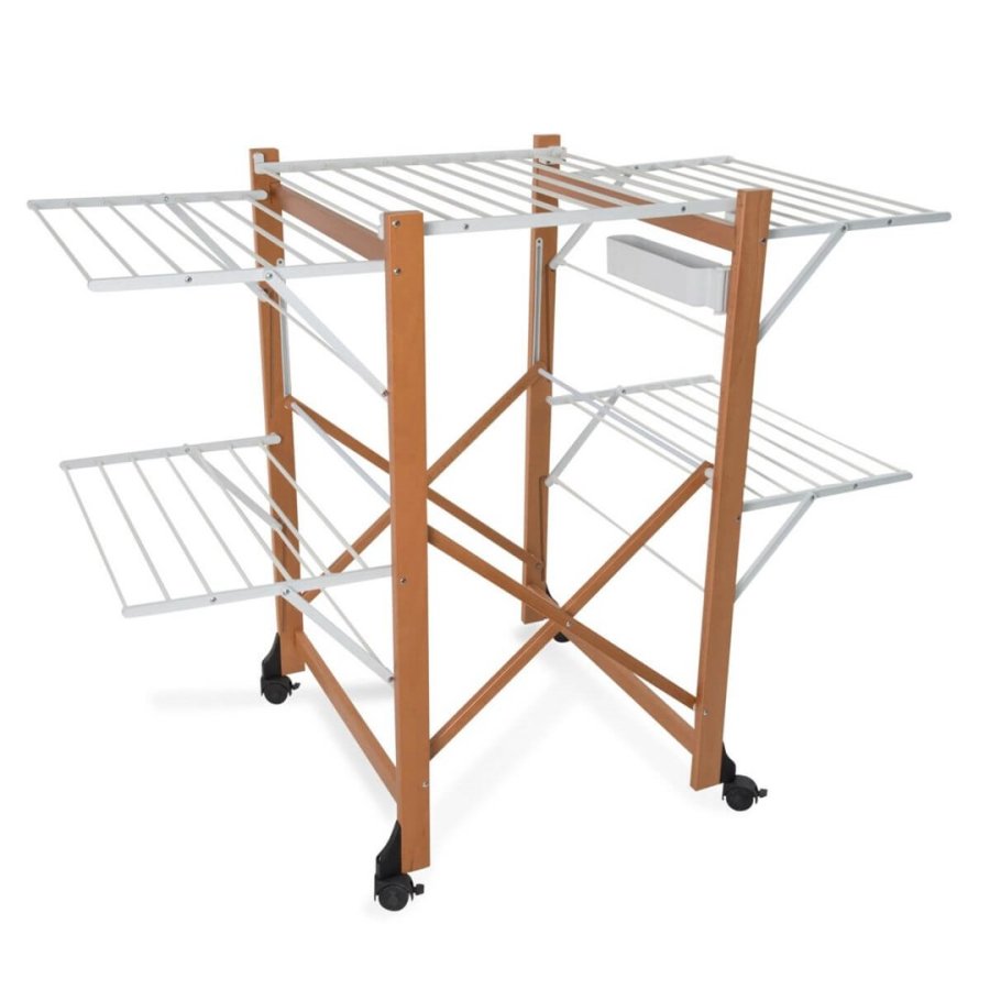 ARREDAMENTI ALIANTE Drying rack - 132 x 105 cm, Brown #1