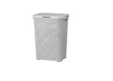 Curver NATURAL STYLE vasketjskurv 60L Lysegr #1