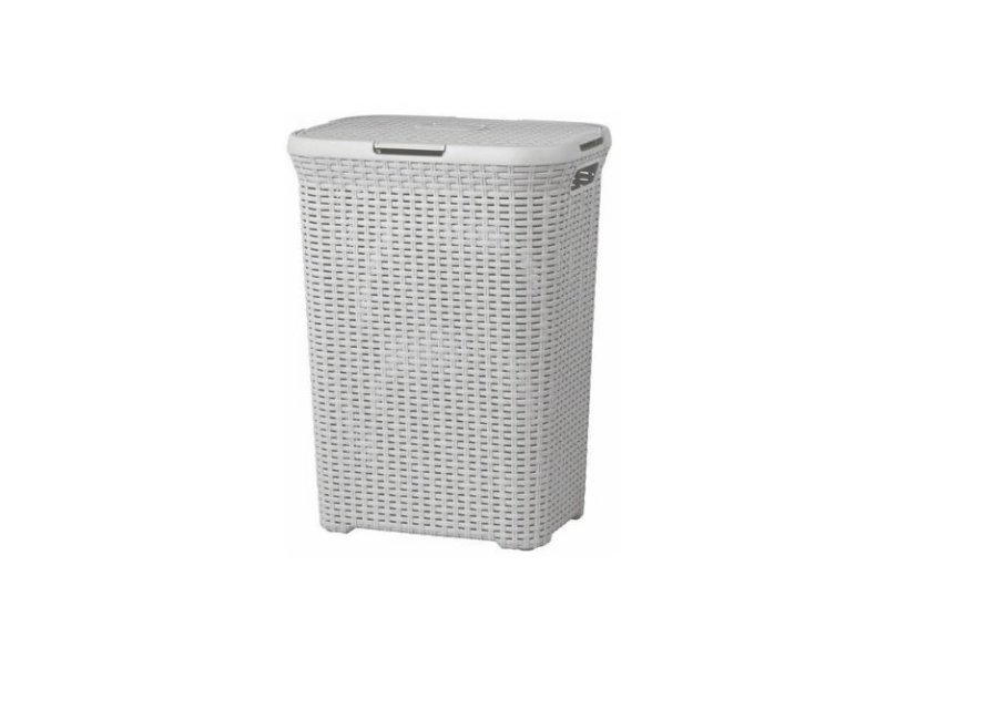 Curver NATURAL STYLE vasketjskurv 60L Lysegr #1