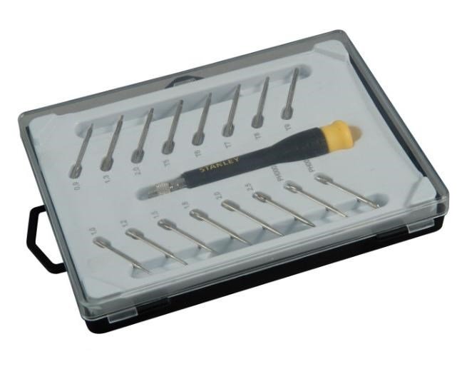 set of precision screwdrivers with interchangeable bits - 16 pcs. #1