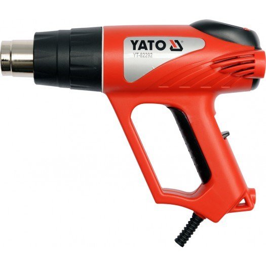 Yato YT-82292 varmepistol Varmluftspistol 500 l/min 550 C 2000 W Sort, Gr, Orange #2