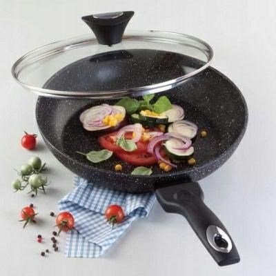 TIROSS MARBLE FRYING PAN WITH LID 28cm TS-1256P #1