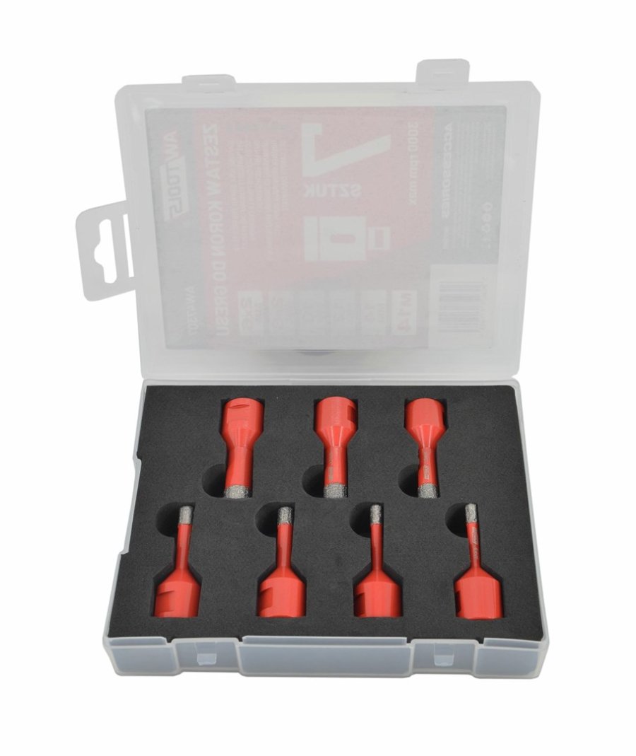 AWTOOLS AW47307 tilbehr til elboremaskine 7 stk #2