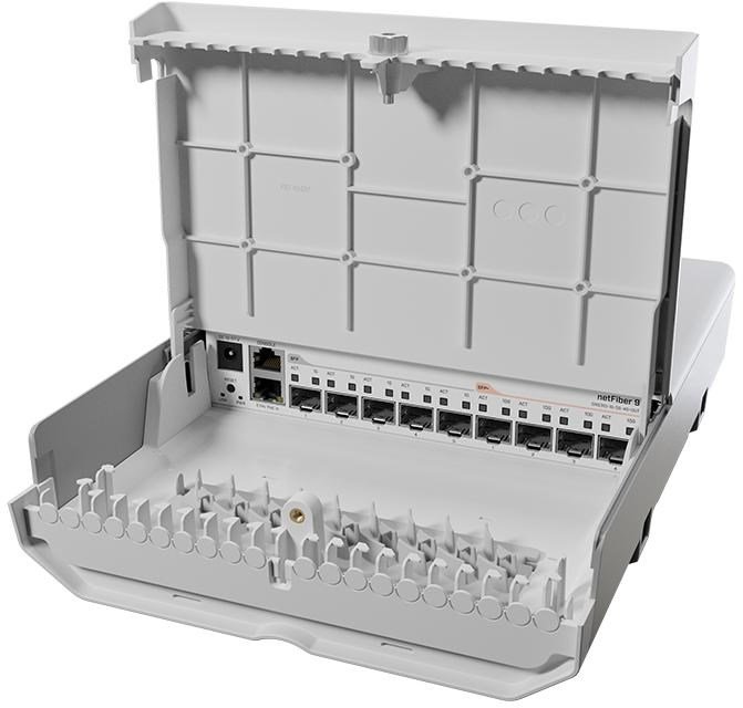 Mikrotik netFiber 9 Gigabit Ethernet (10/100/1000) Str�m over Ethernet (PoE) Hvid #2
