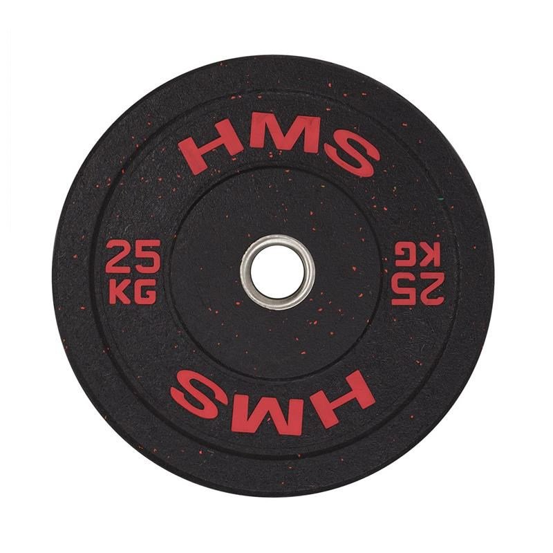 HMS Fitness HTBR25 1 stk Olympic Gummibelagt vgtskive #4