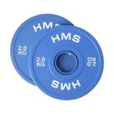 HMS Fitness CBRS20 2 stk Olympic Gummibelagt vgtskive #4
