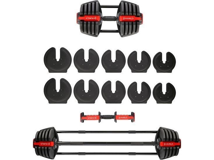 HMS SGR40 PRO SET 2in1 justerbar vgtstang 43,5 kg #1