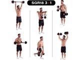 HMS SGR18 PRO SET 3-i-1 41 kg justerbart vgtstangsst #1