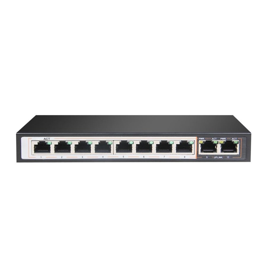 Extralink EX.14312 netvrksswitch Ikke administreret L2 Gigabit Ethernet (10/100/1000) Strm over Ethernet (PoE) Sort #2