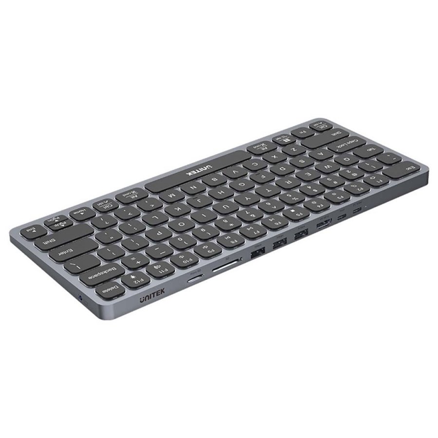 UNITEK D1092A tastatur USB US International Gr� #2