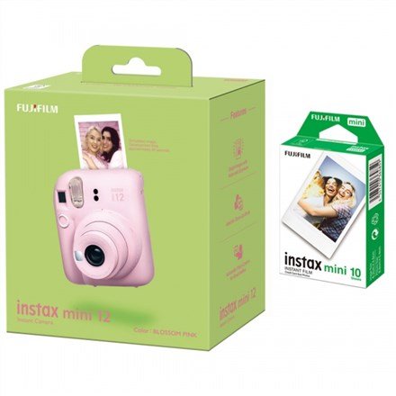 Fujifilm | Instax Mini 12 Camera + Instax Mini Glossy (10pl) | Blossom Pink | 800 #1