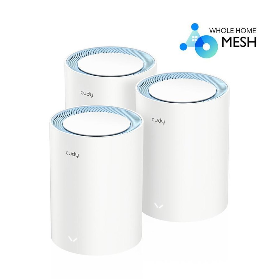 Cudy M1200 3-PACK mesh Wi-Fi-system Dual-band (2,4 GHz / 5 GHz) Wi-Fi 5 (802.11ac) Hvid 1 Intern #2