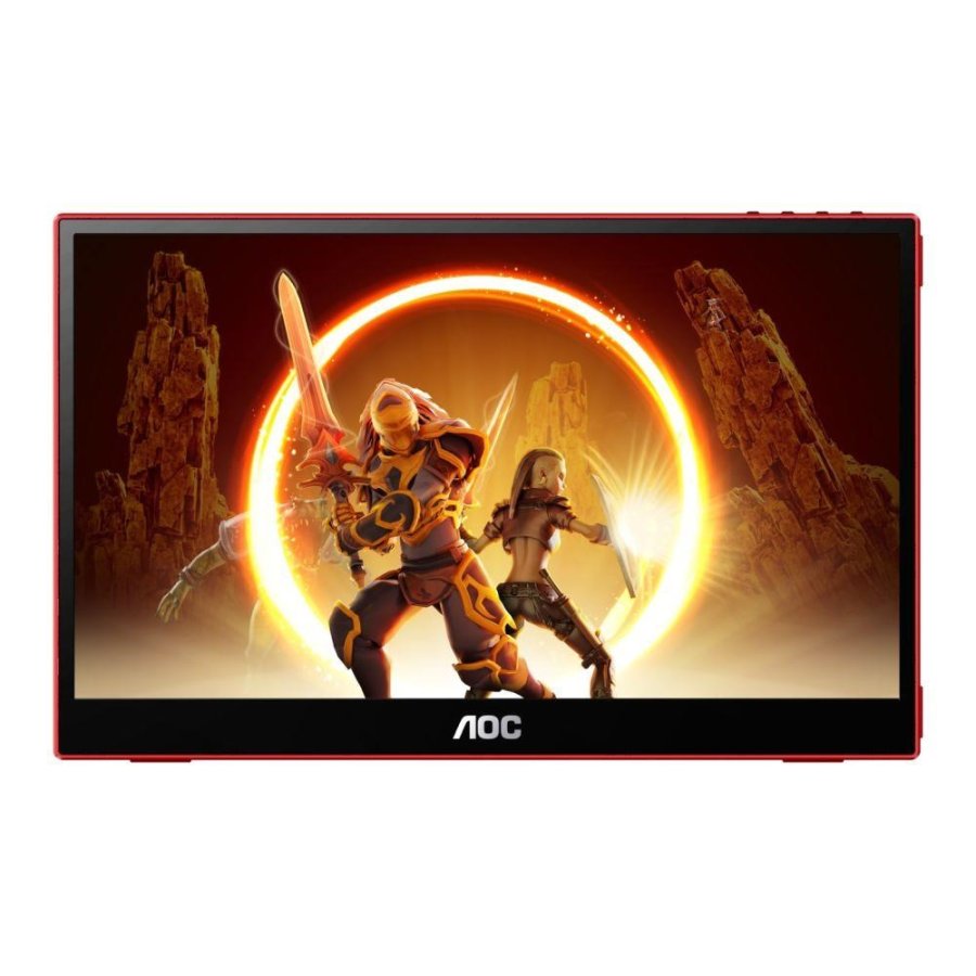 AOC 16G3 Brbart tv og skrm Brbar skrm Sort, Rd 39,6 cm (15.6
