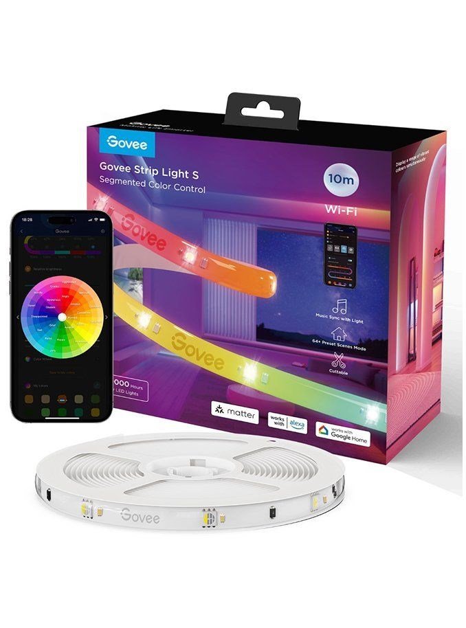 Govee H612C 10m | LED Strip | Wi-Fi, Bluetooth, RGBIC #1