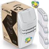 KEDEN WASTE BIN SORTIBOX 20L SET 3 - GREY #1