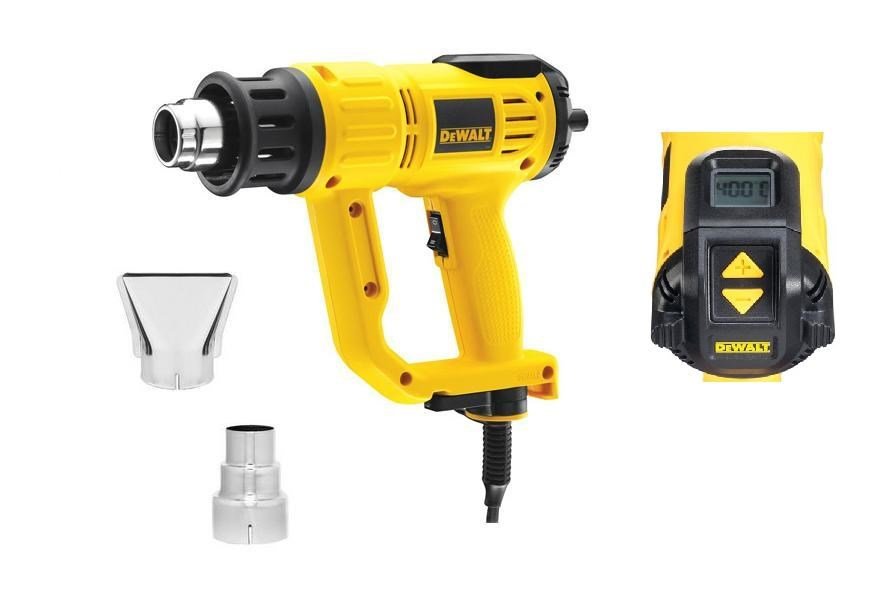 DeWALT D26414 650 l/min 600 C 2000 W Sort, Gul #2