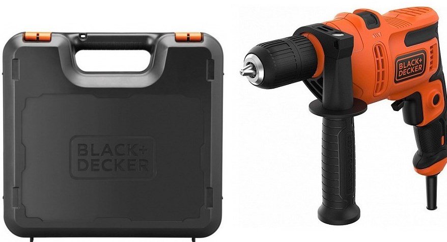 Black & Decker BEH200K-QS bor 2900 rpm N�glefri 1,67 kg Sort, Orange #2