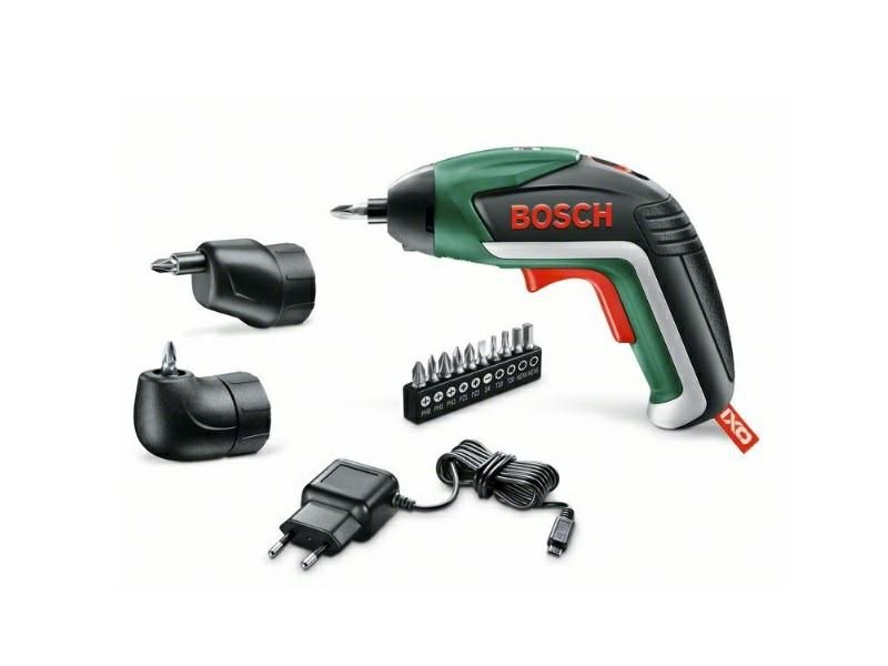 BOSCH. SCREWDRIVER 3.6V IXO V FULL 4.5/3Nm 1.5Ah +ADAPTER ANGLE. +MIMO ADAPTER ... #1