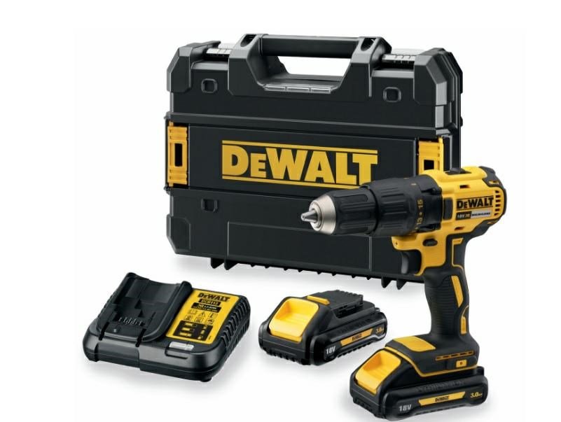 XR 18V Drill Driver, Brushless, 2xAKU 3AH, Charger #1
