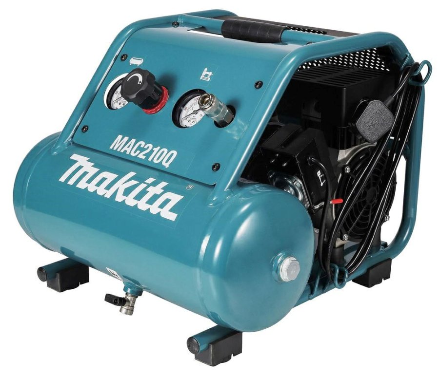 MAKITA. AIR COMPRESSOR MAC210Q 9.3BAR OIL-FREE 56.6L/MIN. 7.6L #1
