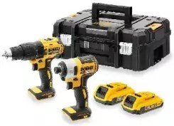 DeWALT DCK2060D2T-QW elektrisk skruetrkker & slagbor Gul #2