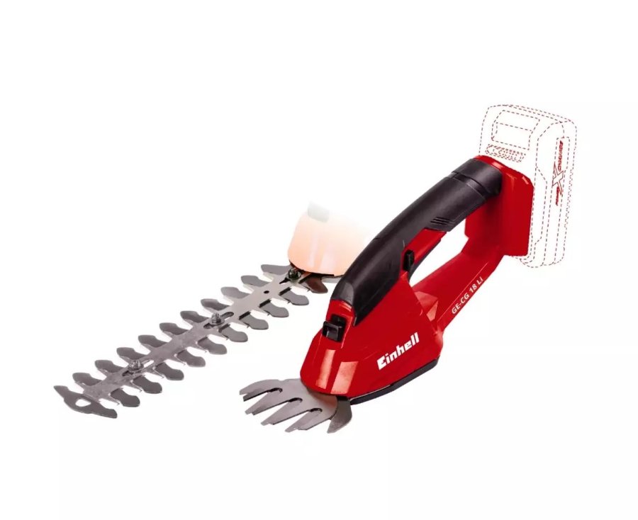 Einhell GE-CG 18 Li - Solo batteridreven grssaks 10 cm 18 V Sort, Rd #3