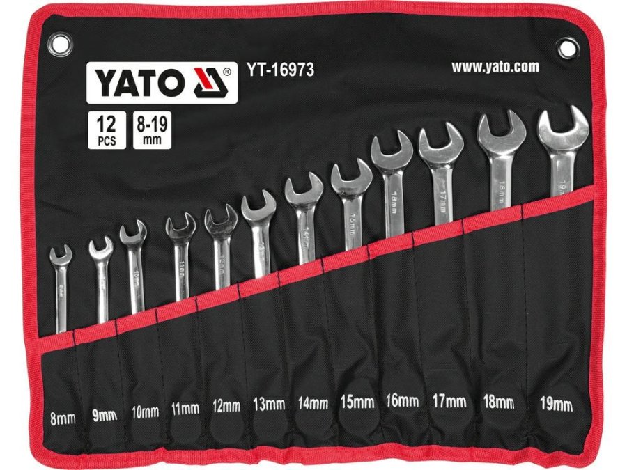 YT. FLAT-EYE WRENCHES. WITH SIN. AND PRZEG.kpl.12pcs. #1