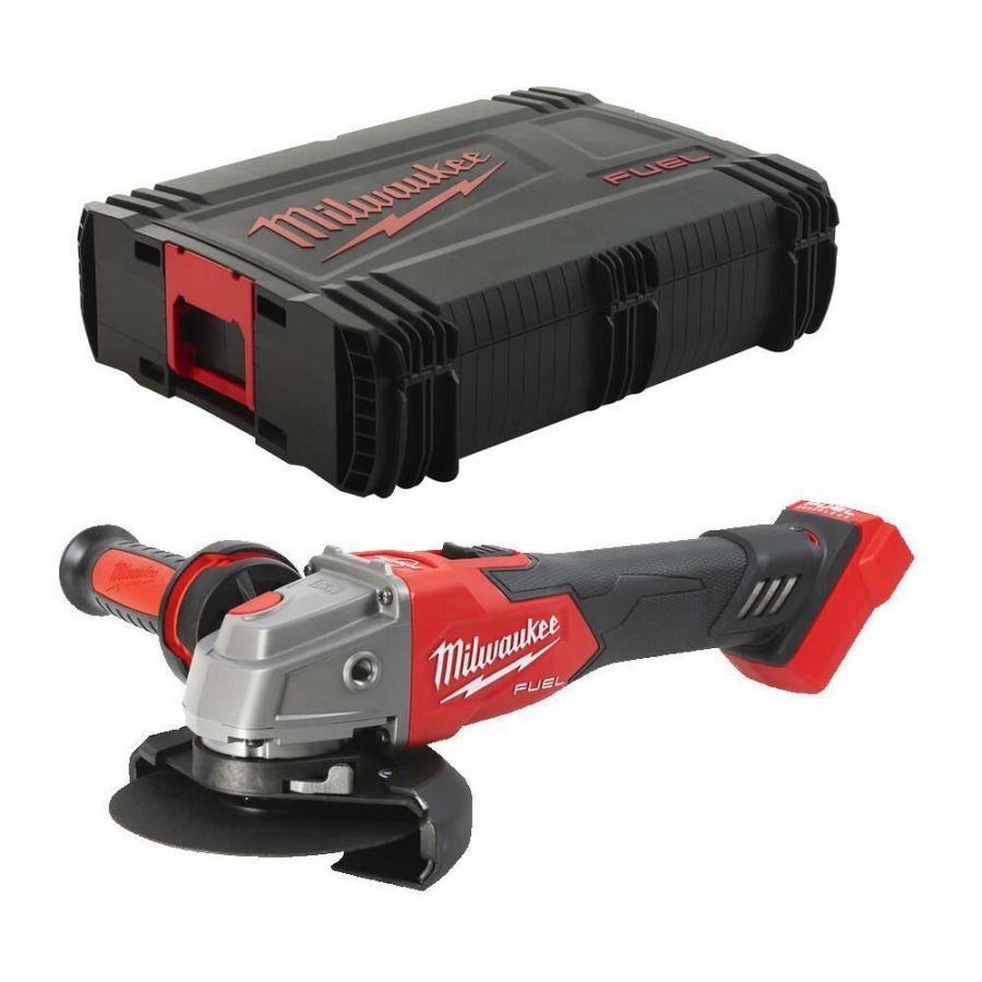 MILWAUKEE. M18FSAGV125XB-0X GRINDER WITH BRAKE REV. ON. SLIDE #1