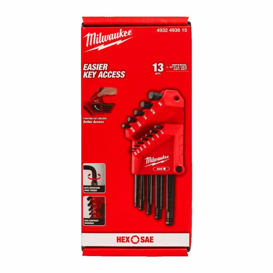 MILWAUKEE ALLEN WRENCH IMPERIAL SET 13pcs. #1