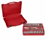 MILWAUKEE SOCKET SET 56 pcs. 3/8 RATCHET - METRIC AND INCH #1