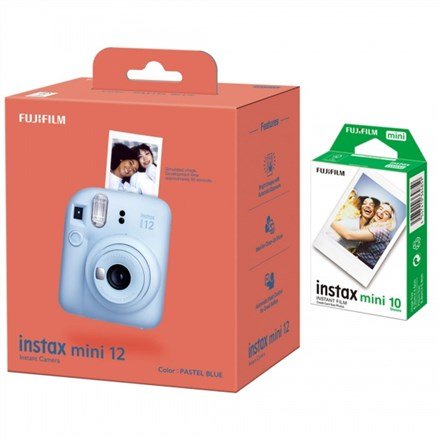 Fujifilm | Instax Mini 12 Camera + Instax Mini Glossy (10pl) | Pastel Blue | 800 #1