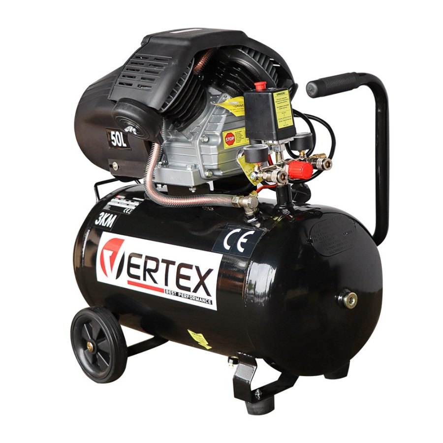 OIL COMPRESSOR 50L TWO-PISTON VERTEX VHC50V #1