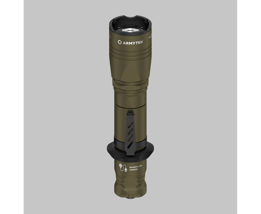 Armytek Dobermann PRO MAGNET USB Flashlight Olive #1